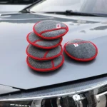 5 Inch Tesla Car Waxing Sponge Applicator Pads - Soft Foam for Auto Care 7 21891 266f03