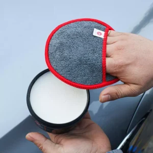 5 Inch Tesla Car Waxing Sponge Applicator Pads - Soft Foam for Auto Care