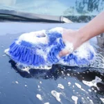 Scratch-Free Microfiber Car Cleaning Sponge for Tesla - Wash & Dusting Tool 4 22010 21afb5