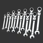 Flex-Head Ratcheting Wrench Set for Tesla 3 22271-160622.webp