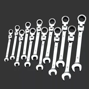 Flex-Head Ratcheting Wrench Set for Tesla