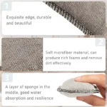 2Pcs Microfiber Car Wash Pad for Tesla - Interior Cleaning Made Easy 7 22290 307a54