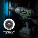 20V Cordless Impact Wrench 1/2-inch 300N.M Max Torque for Tesla with Fast Charger 7 22371 4cc466