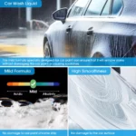 Car Wash Shampoo & Quick Wax Kit with High Foam & Drying Towel 6 22501 d4fd3a