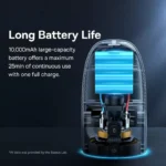 Powerful Cordless Car Vacuum Cleaner with Pet Hair Roller Brush & LED Light 7 22517 59e138