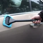 Long Handle Car Window Cleaning Brush with Microfiber Head 4 22587 c525be