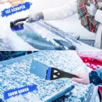 Extendable Car Snow Brush with Ice Scraper and Comfortable Grip 5 22608 e5208d