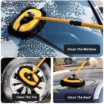 Telescoping Car Wash Mop with Retractable Handle and Flexible Brush Head 4 22617 1579de