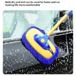Telescoping Car Wash Mop with Retractable Handle and Flexible Brush Head 7 22617 b1ddb8