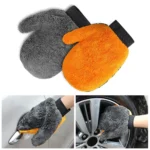 Double-Faced Coral Velvet Car Wash Glove for Superior Cleaning 7 22670 74412b