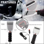 12V Heated Car Ice Scraper with Snow Removal 5 22786 832020