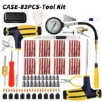 Professional Car Tire Repair Kit with Plug Tools and Tubeless Puncture Repair 4 22925 5c0d7f