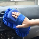 2Pcs Microfiber Car Cleaning Sponge & Brush Set 6 22950 b315ec