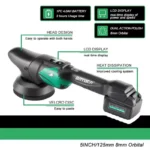 5-Inch Cordless Car Polisher with 4000mAh Battery 4 23100 5ee7fb