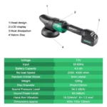 5-Inch Cordless Car Polisher with 4000mAh Battery 5 23100 b0cdb1