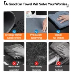 Premium Microfiber Car Cleaning Towel 9 23159 678e30