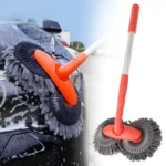 Rotating Double Brush Head Car Wash Mop with Telescopic Handle 8 23261 450396