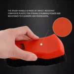 Car Interior and Exterior Cleaning Brush with Orange Handle 7 23473 42a413