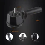 Dual Action Power Polisher Adapter with 3 Polishing Pads for 3" Cordless Drill 5 23493 3a18fa