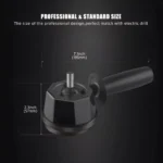 Dual Action Power Polisher Adapter with 3 Polishing Pads for 3" Cordless Drill 9 23493 3ed649
