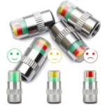 4-Piece Car Tire Pressure Gauge Cap 5 23737 da4a56