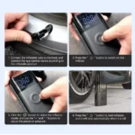Portable 12V 150PSI Mini Air Compressor, Wireless Tire Inflator with LCD Display 9 23738 3f99ea