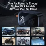 Portable 12V 150PSI Wireless Car Air Pump 5 23882 303c21