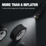 Portable Electric Tire Inflator Pump with LED Light for Car, Motorcycle, and Bicycle 8 23948 4dd731