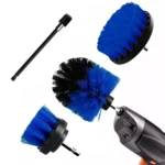 4-Piece Electric Drill Brush Set with Extension Pole 8 33235 8e9e4b