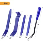 5-Piece Auto Door Trim Removal Tool Kit with Fastener Remover 8 33236 aec15e