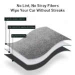 Ultra-Absorbent Microfiber Car Wash Towel for Auto Detailing and Care 5 33426 0b3b46