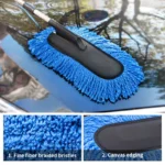 Adjustable Car Washing Mop with Microfiber Brush & Dust Remover Kit 9 33463 e59820