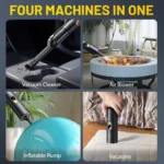 Powerful 4-in-1 Portable Handheld Car Vacuum Cleaner with 14000PA Suction for Car, Home & Office 7 33616 99059c