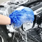Double-Sided Chenille Microfiber Car Wash Mitts - Set of 2 5 33873 227db3