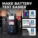 Advanced 12V/24V Digital Battery Tester with Built-in Printer and Multilingual Support 8 34199 d9da97