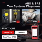 Professional OBD2 Car Diagnostic Scanner with ABS, SRS, EPB, Oil Reset 6 34266 d7679d