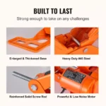 Portable 12V Electric Scissor Jack 3 Ton/6600 lbs for SUV & Sedan Tire Change 9 34328 cc7fd3
