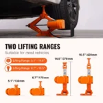 Portable 12V Electric Scissor Jack 3 Ton/6600 lbs for SUV & Sedan Tire Change 6 34328 f01e76
