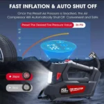 120W Portable Handheld Car Tire Inflator Pump with LED Light and Digital Display 5 34466 d7cebe