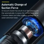 Powerful Wireless Car Vacuum Cleaner with LED Light 7 34487 3192a0