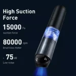 Powerful Wireless Car Vacuum Cleaner with LED Light 5 34487 d2355f