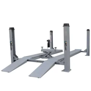 Heavy-Duty 4-Post Car Lift for Wheel Alignment and Repair