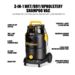 1300W 30L Multi-Function Industrial Vacuum Cleaner: Wet/Dry, Carpet Shampooer, Remote Control 5 42113 69d56a