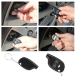Compact Keychain Digital Tire Pressure Gauge with LCD Display 8 42277 89f029