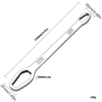 Adjustable Double-Head Ratchet Wrench - Universal 8-22mm Spanner for Bicycles and Cars 9 42288 e0cb49