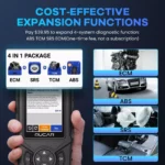 WiFi OBD2 Diagnostic Tool with Touchscreen - Automotive Engine & Systems Code Reader with Multi-Language Support 6 42346 4f9c8d