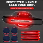 3D Carbon Fiber Car Door Handle Scratch Protector Stickers 5 42537 2b9764