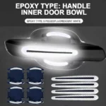 3D Carbon Fiber Car Door Handle Scratch Protector Stickers 6 42537 e23c29