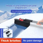 Telescopic 2-in-1 Snow Shovel & Squeegee for Car Glass Cleaning 6 43102 126ca4