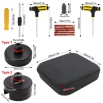 20Pcs Universal Rubber Jack Pad with Tire Repair Kit for Tesla Models 5 43195 17b2b4